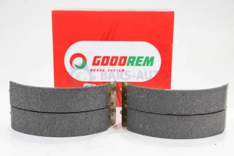 Тормозные колодки задние Nissan Micra 03-10/ Note 02-12/ Tiida 07-12 (Lockheed) GOODREM RM1296