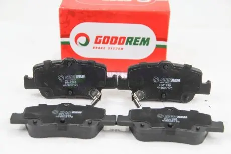 Тормозные колодки задние Toyota Auris 07-12/Corolla 13-(bosch) GOODREM RM1299