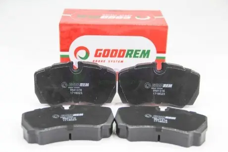 Гальмівні колодки задні Daily/Transit 06- GOODREM RM1316