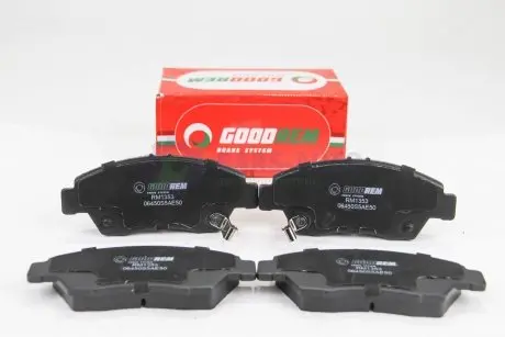 Тормозные колодки передние Civic 89-12 GOODREM RM1353