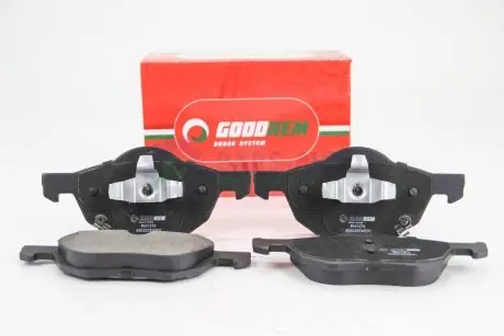 Тормозные колодки передние Honda Accord 03-08/CR-V 01-06 (akebono) GOODREM RM1374