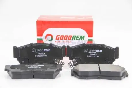 Тормозные колодки передние Sunny/100NX 90-96 GOODREM RM1401