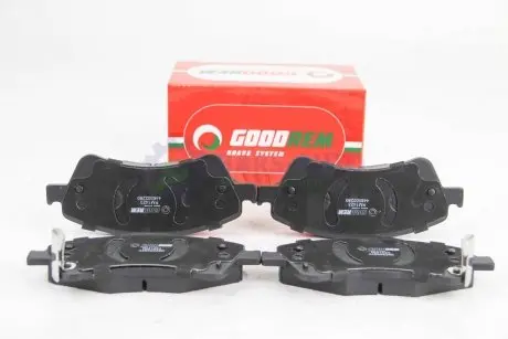 Тормозные колодки передние Toyota Auris 07-12 (bosch) (150,8x62,5x19,5) GOODREM RM1423