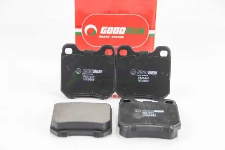 Тормозные колодки задние Opel Omega A 86-94 (ATE) GOODREM RM1441