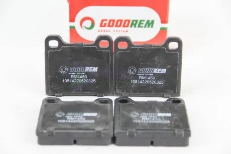 Тормозные колодки W123/W126/W107 (58-05) GOODREM RM1450