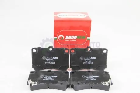Тормозные колодки передние 323/Rio (90-05) GOODREM RM1467