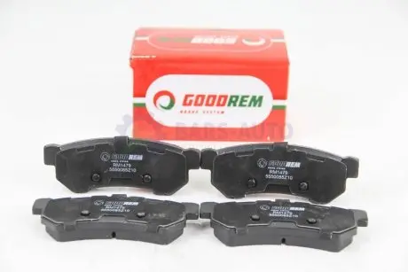 Тормозные колодки задние Gentra/Lacetti/Lacetti/Nubira 03- GOODREM RM1479