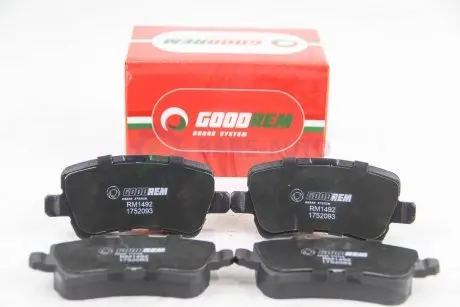 Тормозные колодки задние Ford Galaxy/S-Max 06-15 (TRW) GOODREM RM1492