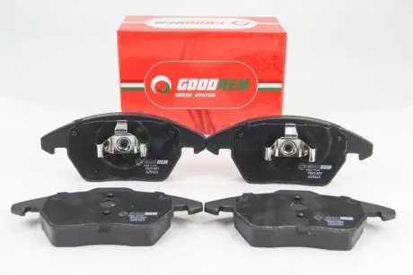 Тормозные колодки передние Citroen C4/Peugeot 207/208/307/308/Jetta IV 07- GOODREM RM1497