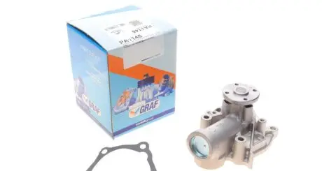Насос води Mitsubishi Lancer VII/Outlander I 2.4/2.4 4WD 03-07/Galant VII 2.4 03- (8 лоп) GRAF PA1145