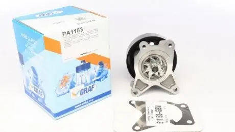 Помпа води Renault Laguna III/Megane III/Scenic III/Nissan X-Trail/Qashqai 2.0 16V 07- (R/B)(8 лоп) GRAF PA1183