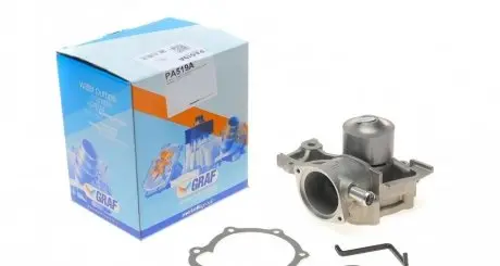 Насос води Subaru Forester/Impreza/Legacy/Outback 1.6-2.5AWD/1.6-2.0/2.2i 4WD 89-09 (B/B) (8 лоп) GRAF PA519A
