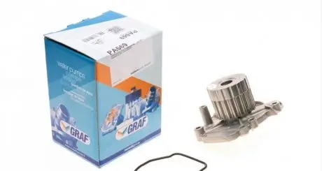 Помпа води Honda Accord VI 1.6/i/LS/Civic V/VI 1.4-1.6 16V 95-02/HR-V 1.6 16V 99- (19z)(B/B)(7лоп) GRAF PA669