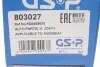 Шрус (наружный) Skoda Fabia 00-/Roomster 06-/Rapid 12- (36x30x85) GSP 803027 (фото 16)