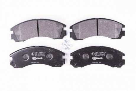 Колодки гальмівні дискові комплект; передн. HELLA 8DB355011751 (фото 1)