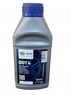 Тормозная жидкость DOT4 (0,5L) HELLA 8DF355360011 (фото 1)