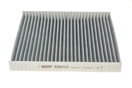 Фильтр салона Skoda Fabia/Roomster/VW Polo 99-10 (угольный) HENGST FILTER E961LC