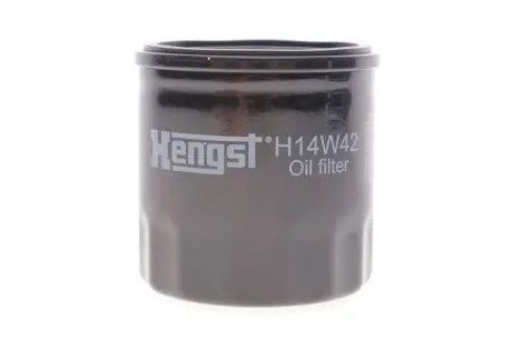 Масляный фильтр двигателя RENAULT DUSTER, LOGAN II 1.5 DCI 10- (HENGST) HENGST FILTER H14W42