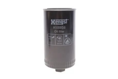 Фильтр масляный VW T4 2.4D/2.5TDI 90-03 HENGST FILTER H19W06