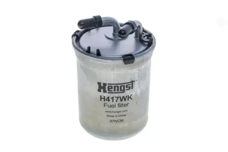 Фильтр топливный Skoda Fabia/Rapid/Roomster/VW Fox/Polo 1.2-1.4 TDI 09- HENGST FILTER H417WK
