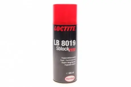 LOCTITE LB 8019, 400ML Смазка, раскислитель ржавчины, жидкий ключ, (содержание растворителей 89%) Henkel 589891