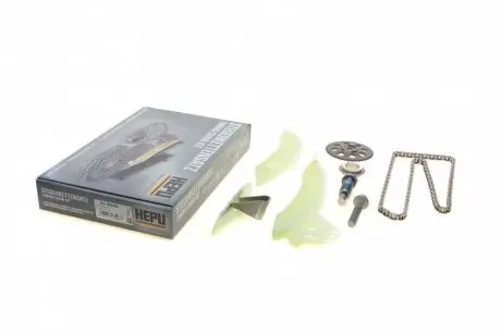 Комплект цепи ГРМ Citroen C4/Peugeot 308 1.6 08- (цепь, натяжник, шестерня) HEPU 210240