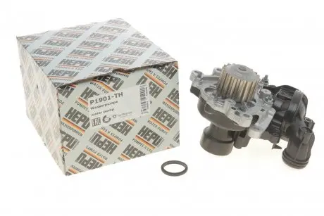 Насос води Citroen/Peugeot 1.5BlueHDi/Ford 1.5Ecoblue/Opel 1.5D/HDi 18- (з термостатом) HEPU P1901-TH