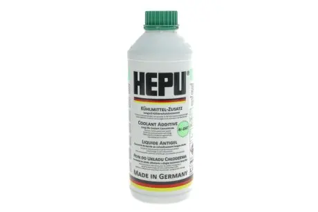 Антифриз (зелений) 1.5L (1:1=-37°C) (концентрат) HEPU P999-LL18