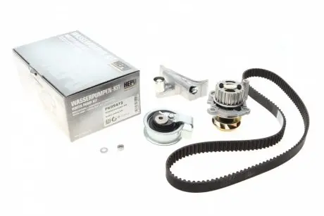 Комплект ГРМ + насос Audi A4 96-09/A6 96-05/VW Passat 1.8 T 95-05 (150x23) HEPU PK05473
