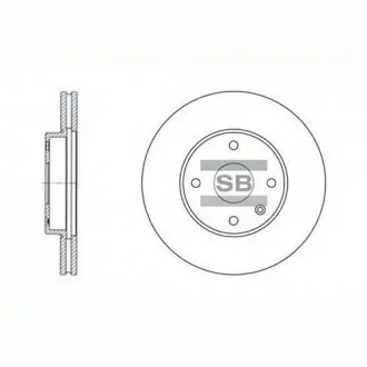 Диск гальмівний Hi-Q (SANGSIN) SD3007