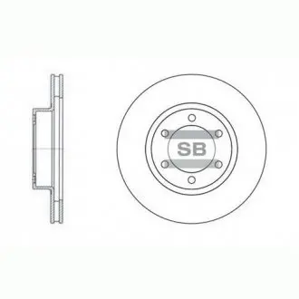 Диск гальмівний TOYOTA PRADO передн. (SANGSIN) Hi-Q (SANGSIN) SD4004