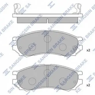 Комплект тормозных колодок. Hi-Q (SANGSIN) SP1128