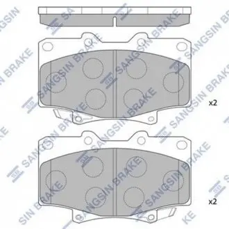 Колодки тормозные дисковые Hi-Q (SANGSIN) SP1217