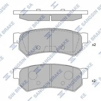 Колодки тормозные дисковые Hi-Q (SANGSIN) SP1257