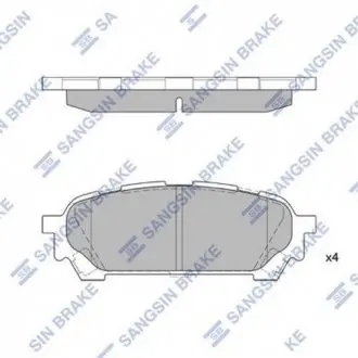Колодки тормозные дисковые Hi-Q (SANGSIN) SP1532