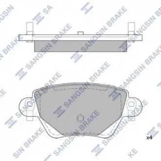 Комплект тормозных колодок. Hi-Q (SANGSIN) SP2031