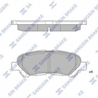 Колодки тормозные дисковые Hi-Q (SANGSIN) SP2136