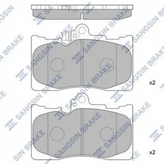 Колодки тормозные дисковые Hi-Q (SANGSIN) SP2302