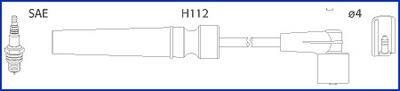 Провід запалювання Chevrolet Aveo/Daewoo Lanos 1.4/1.6 16V 97- (к-кт) (HÜCO) HITACHI 134236