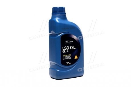 Олива трансміс. Mobis LSD Oil 85W-90 API GL-4 (Каністра 1л) Hyundai/Kia/Mobis 02100-00100