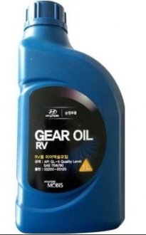 Трансмиссионное масло Hyundai/Kia Mobis Gear Oil RV 75W-90, 1л Hyundai/Kia/Mobis 02200-00120