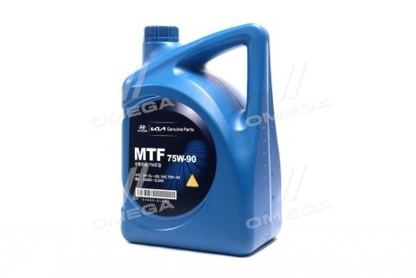 Олива трансміс. / MTF Gear Oil 75W-90 (Каністра 6л) Hyundai/Kia/Mobis 04300-5L6A0 (фото 1)