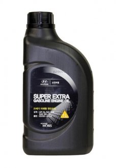 Олива моторна Hyundai/Kia Super Extra Gasoline 5W-30, 1л. Hyundai/Kia/Mobis 05100-00110