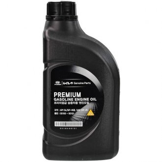 Масло ДВС 5W-20 1 л Premium Gasoline SL/GF-3 п/с Mobis Hyundai/Kia/Mobis 05100-00121