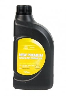 Моторна олива Hyundai/Kia New Premium Gasoline Engine Oil 0W-20, 1л Hyundai/Kia/Mobis 0510000161