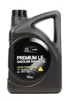 Масло ДВС 5W-20 4 л Premium LF Gasoline SM/GF-4 синт. Mobis Hyundai/Kia/Mobis 05100-00451