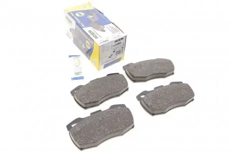 Колодки гальмівні (передні) Land Rover Defender II/Dodge D200 90-16 ICER 141089