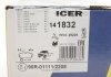 Комплект тормозных колодок (дисковых) ICER 141832 (фото 12)