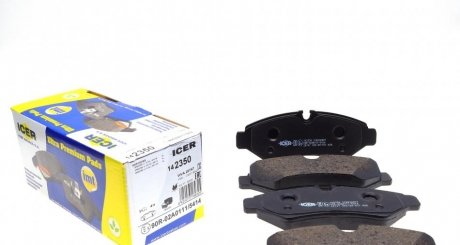 Комплект тормозных колодок (дисковых) ICER 142350