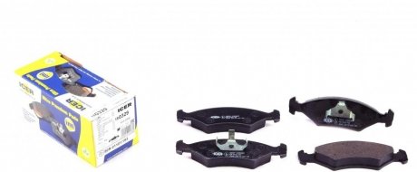 Комплект тормозных колодок (дисковых) ICER 180329 (фото 1)